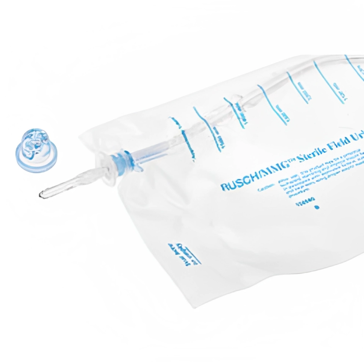 Rusch MMG Straight Tip Intermittent Closed System Catheter Bag Onl