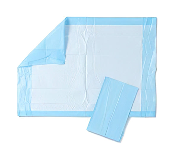 Medline Disposable Blue Underpads (Chux) 23 x 36 - Light Absorbency