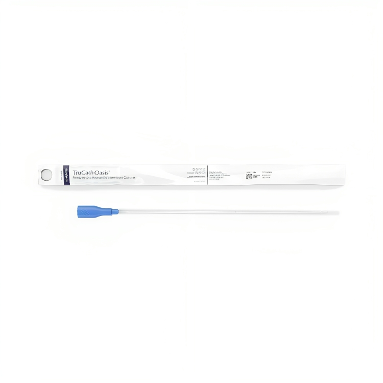 HR TruCath Oasis Ready-to-Use Hydrophilic Intermittent Catheter, TruProtect - Male