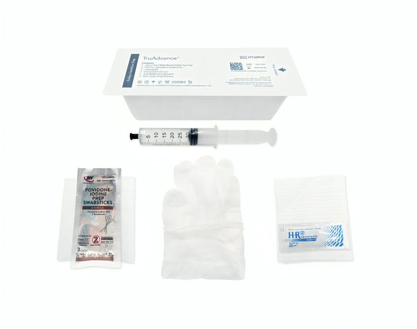 HR TruAdvance Foley Insertion Tray, PVP Pre-Saturated Swabsticks