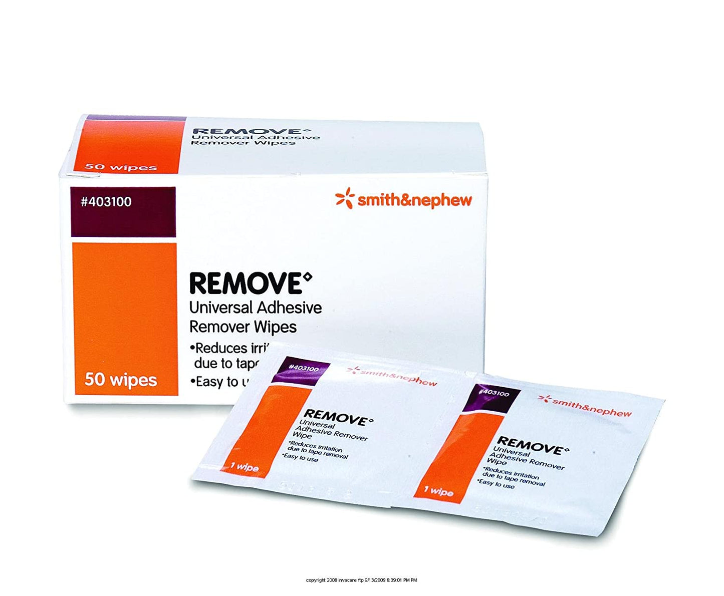 Smith and Nephew Remove Adhesive Remover Wipes