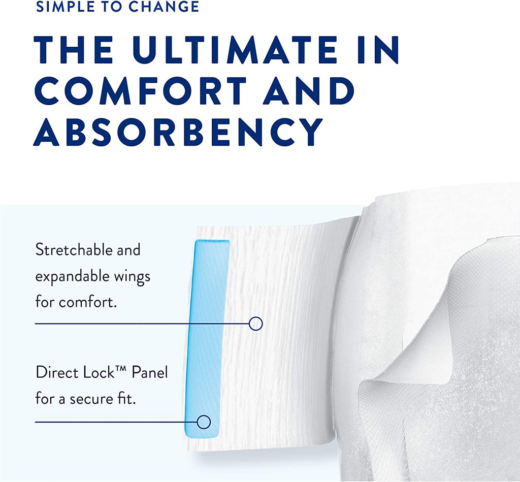 Prevail Air Overnight Extended Use Briefs - Ultimate Plus Absorbency