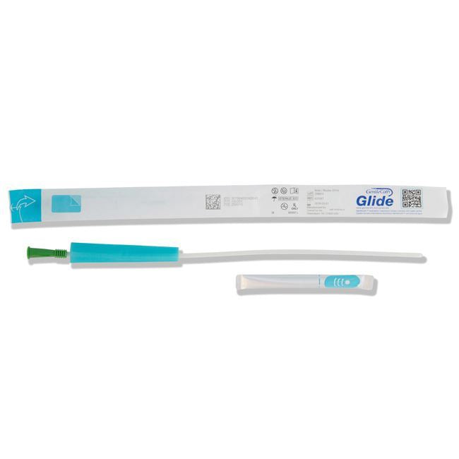 Convatec GentleCath Glide Coude Tip Tiemann Intermittent Catheter - Male