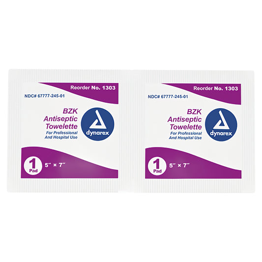 Dynarex BZK Antiseptic Towelettes