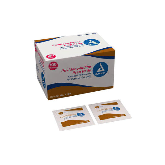 Dynarex Povidone - Iodine Prep Pads