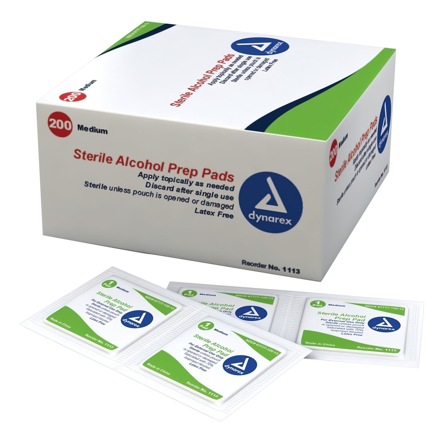 Dynarex Sterile Alcohol Prep Pads