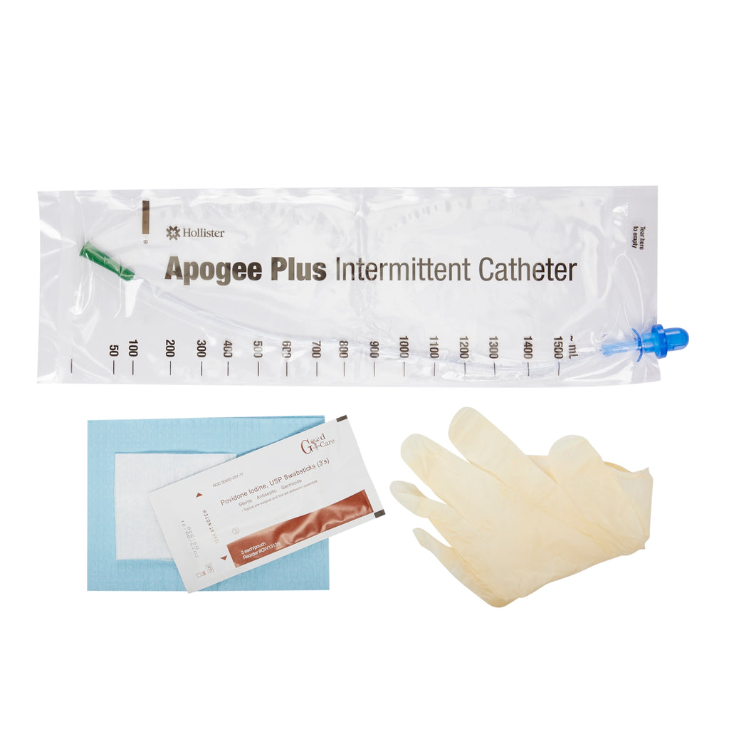 Hollister Intermittent Catheter Kit Apogee® Closed System / Firm Tip 14 Fr. w/ 1500 ml Bag