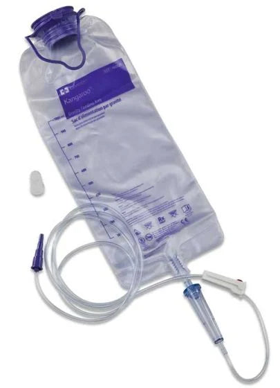 Kendall Healthcare Kangaroo™ Large Bore Enteral Feeding Gravity Set with 1000mL Graduated Bag