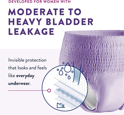 Prevail Per-Fit for Women Protective Underwear - Extra Absorbency - Lavender