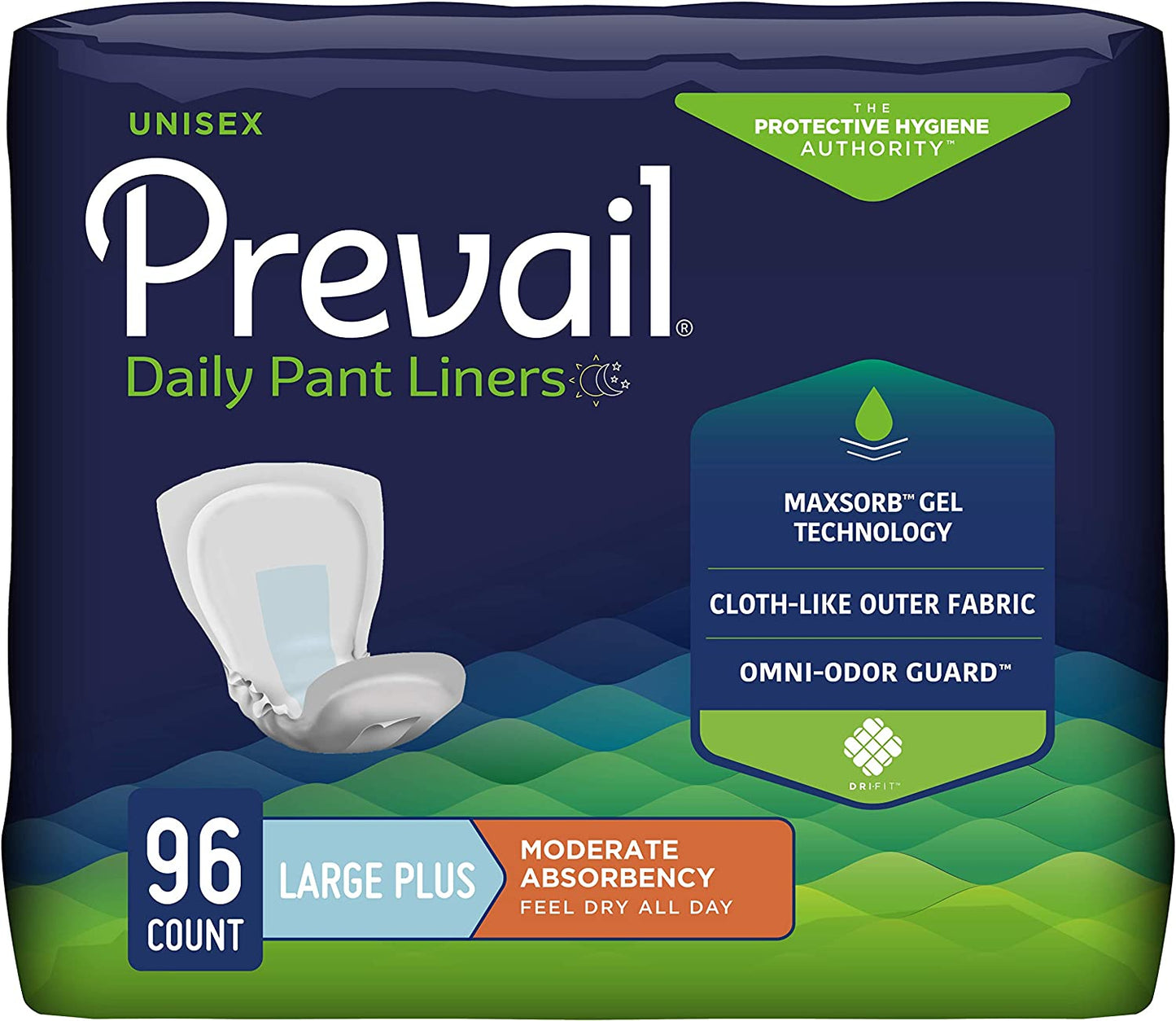 Prevail Unisex Daily Pant Liners