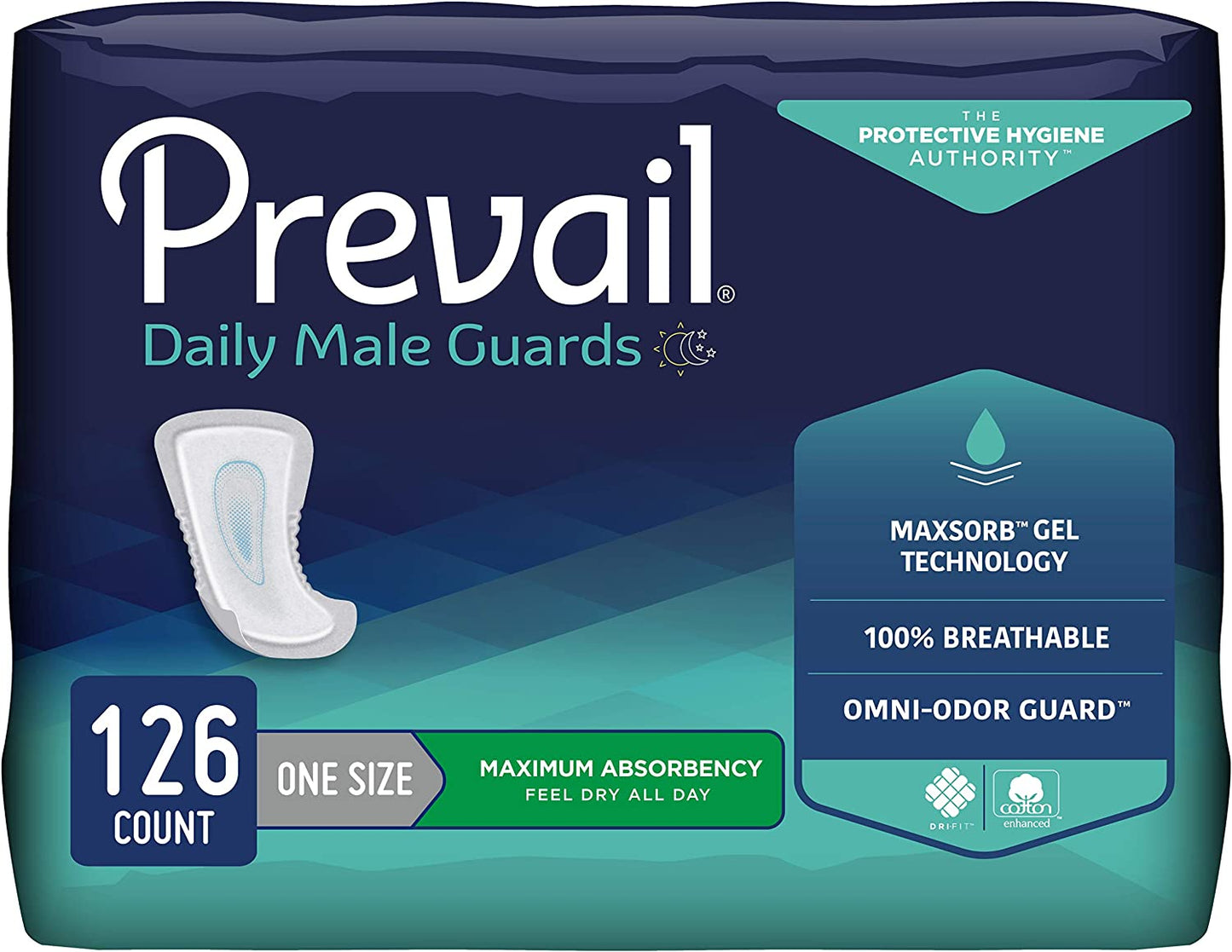 Prevail Male Guards - Maximum Absorbency