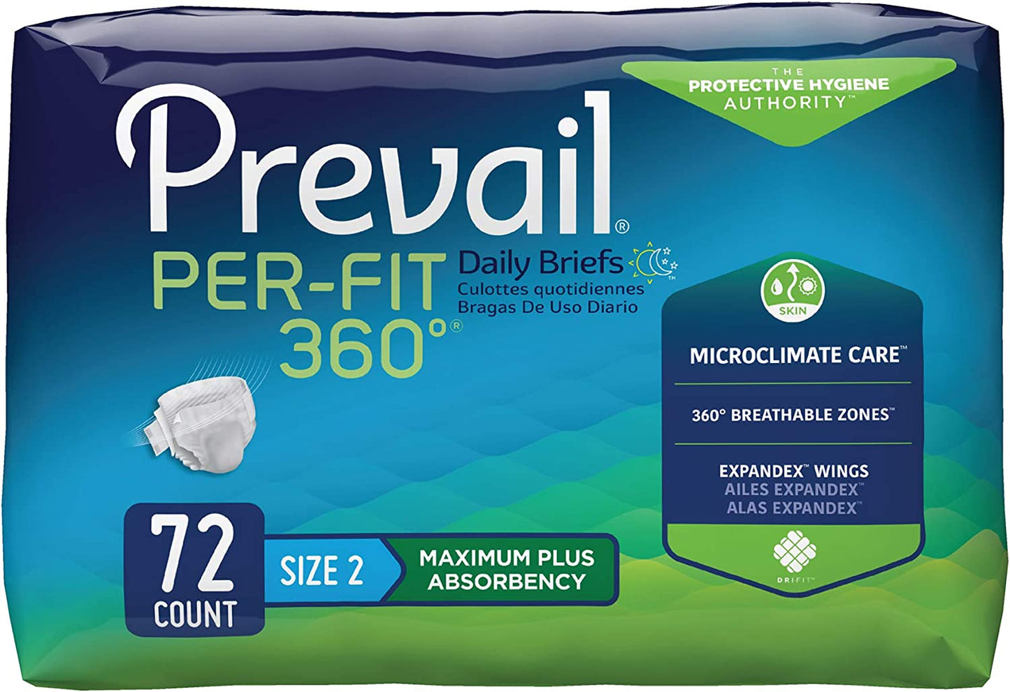 Prevail Per-Fit 360 Briefs - Maximum Plus Absorbency