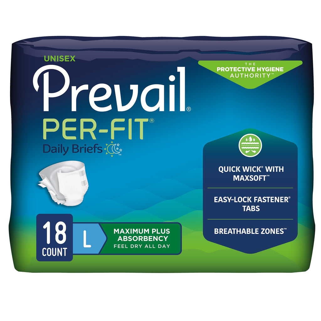 Prevail Per-Fit Traditional Briefs - Maximum Plus Absorbency