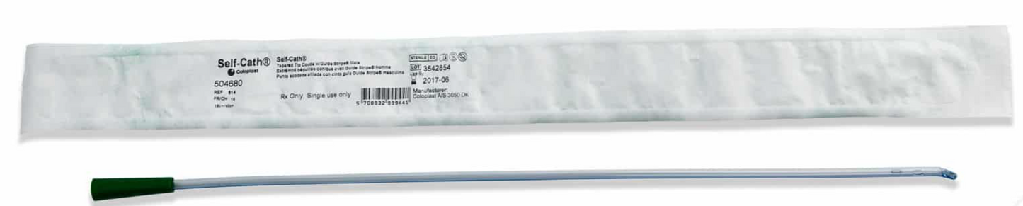 Coloplast Self Cath Plus Tapered Coude Tip Intermittent Catheter - Male