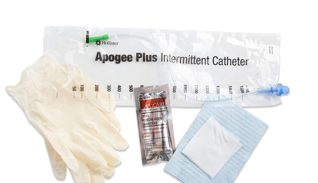 Hollister Apogee® Plus Coude Tip Intermittent Catheter Closed System Kit