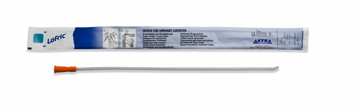 Wellspect LoFric Coude Tip Intermittent Catheter - Male