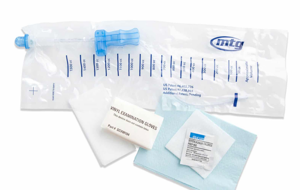 MTG EZ-Gripper Closed System Catheter - Straight Tip - Male