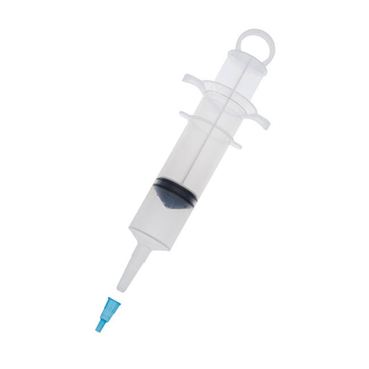 Amsino Thumb Control Ring Piston Irrigation Syringe - Sterile - 60cc