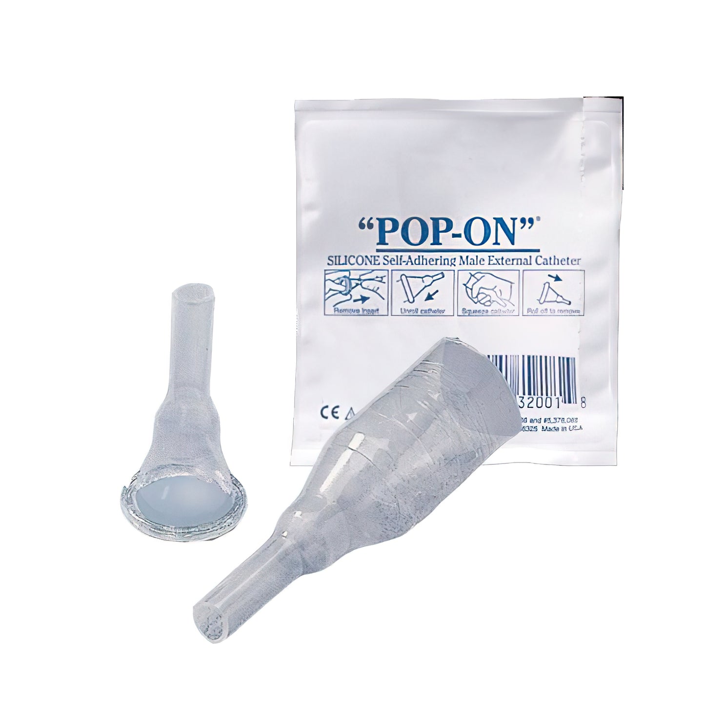 Bard-Rochester Pop-On Self-Adhering Male External Condom Catheter