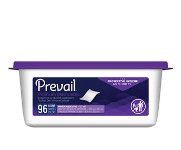 Prevail Premium Quilted Wipes - White - 12" x 8"